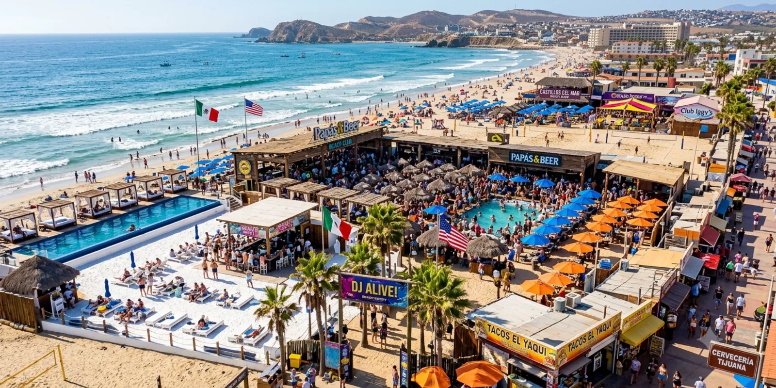 Exploring Beach Clubs in Rosarito for Relaxation